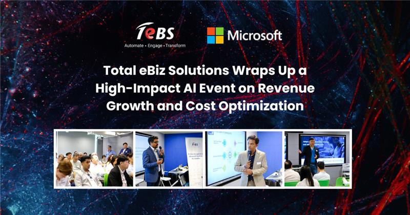 Total eBiz Solutions Wraps Up a High-Impact AI Event on Revenue Growth and Cost Optimization