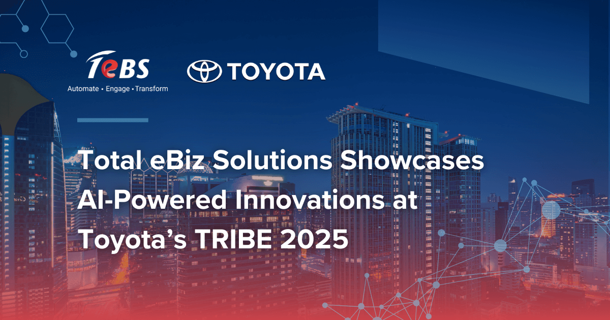 Total eBiz Solutions Showcases AI-Powered Innovations at Toyota’s TRIBE 2025
