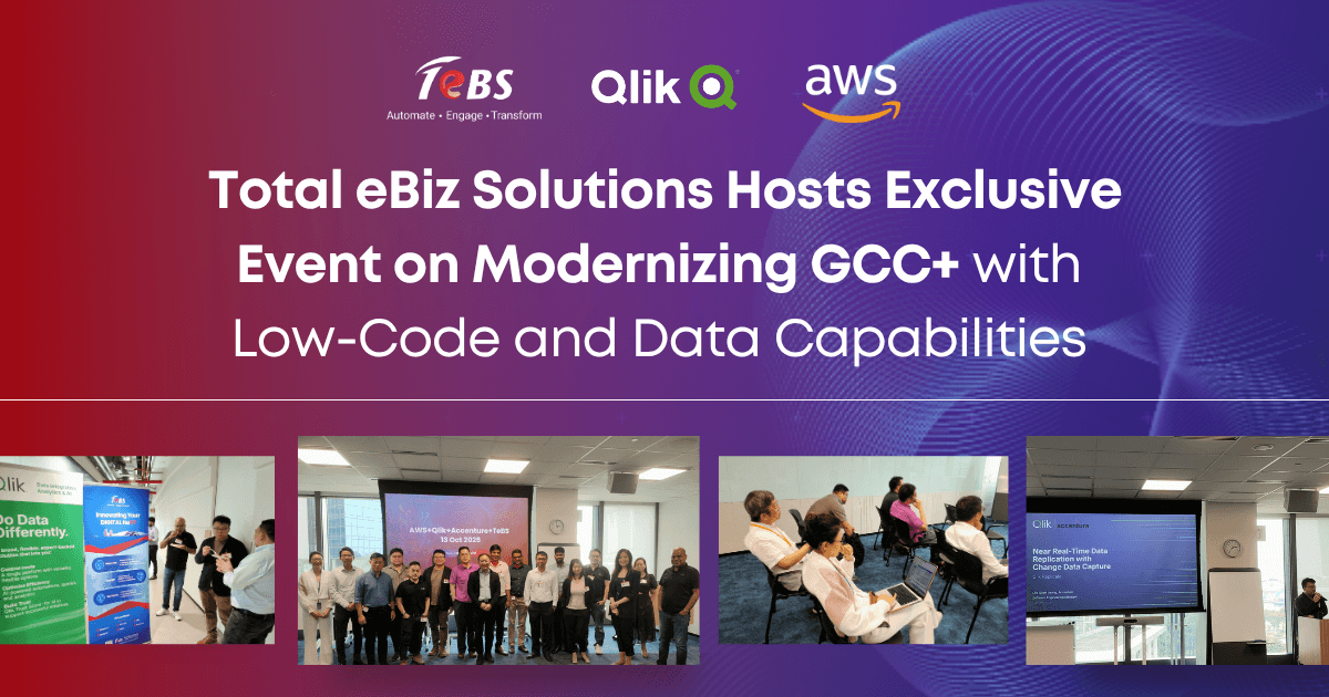 Total eBiz Solutions Hosts Exclusive Event on Modernizing GCC+ with Low-Code and Data Capabilities